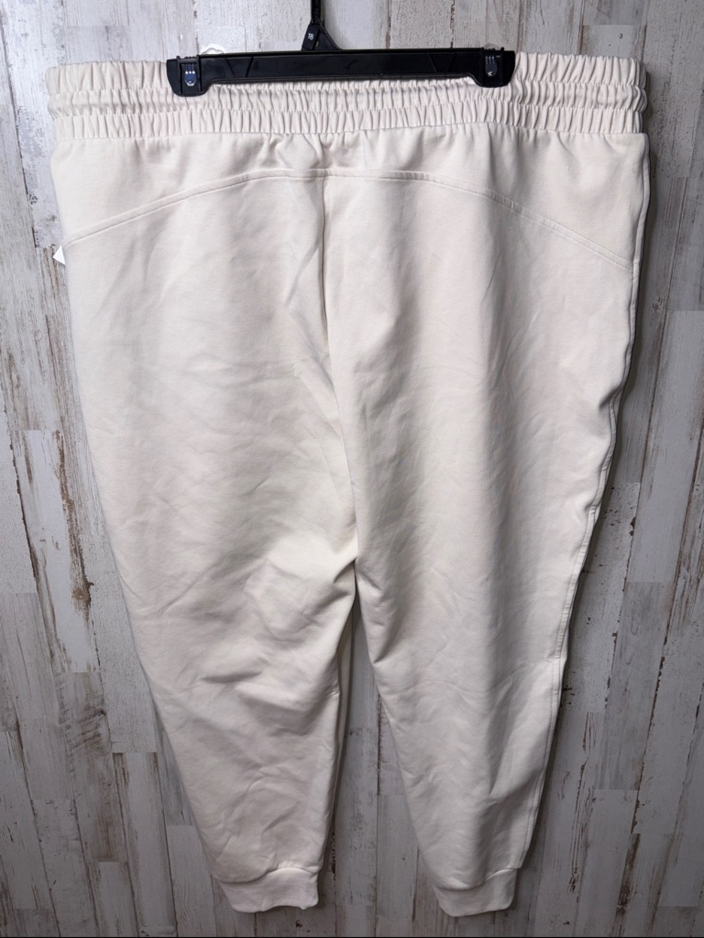Old Navy Dynamic Fleece High Rise Jogger Pants - Cream  Drawstring Waist 2X NWT! - Picture 12 of 14